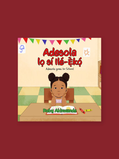 Yoruba book for kids about school featuring Adesola